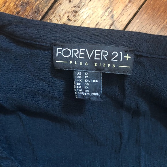 Forever21 Ruffle Croptop Blouse - Picture 2 of 2